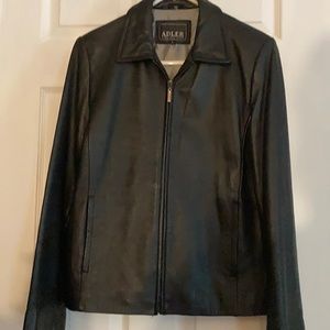 Leather coat